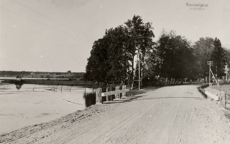 Каннельярви озеро и дорога 1920е.jpg