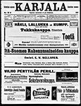 Газета «Karjala» №33B от 10.02.1912 г.