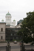 Вид на кафедральный собор от здания архива.