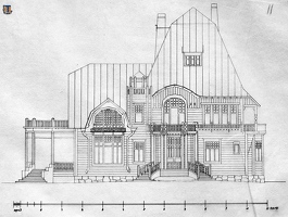 Проект дачи А.М.Клячко в Сестрорецке, арх. С.Г.Гингер, 1908 г.
